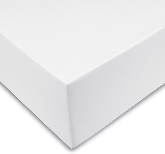 Zohome Hoeslaken Satinado - Onderlaken 1 persoons - 90x200 - 100% Katoen-Satijn - Grijs
