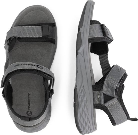 Travelin' Ranua Heren - Wandelsandalen - Grijs - maat 41