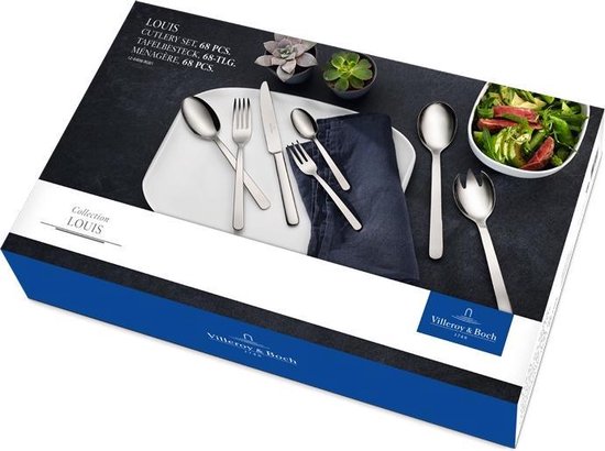 Villeroy & Boch Louis Bestekset - 68 delig - RVS