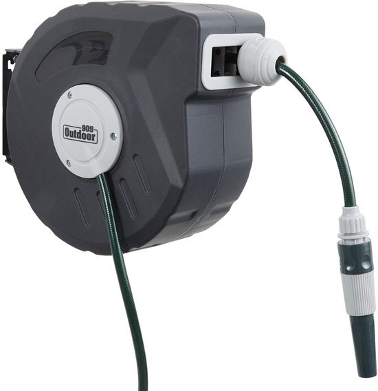 909 Outdoor Tuinslag met Haspel - 10 meter - Oprolsysteem