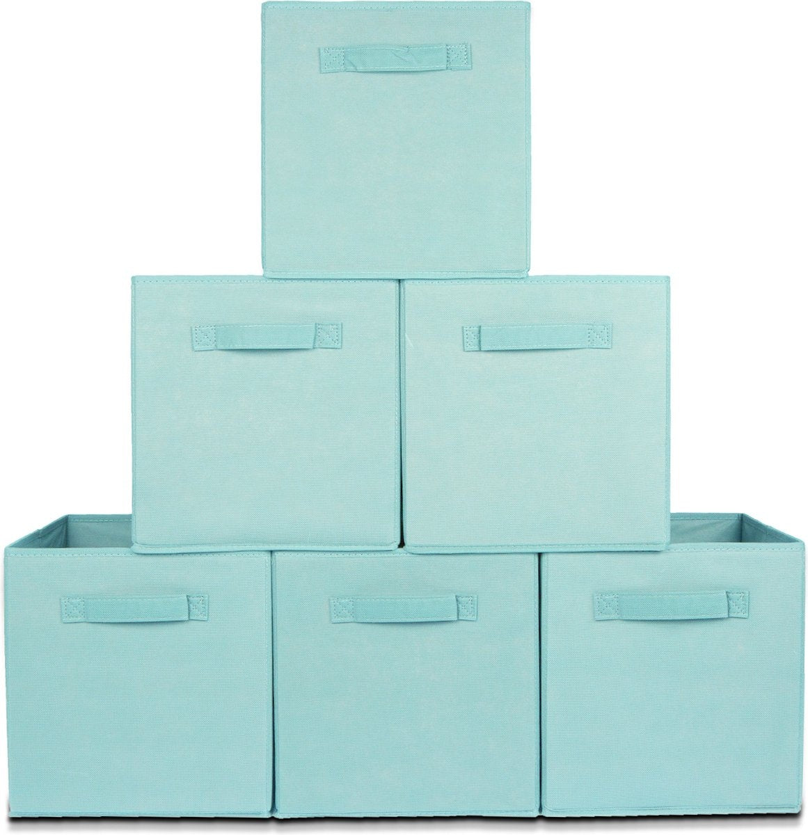 LifeGoods Kast Organizers - 6 Stuks - 20L - Textiel - Blauw