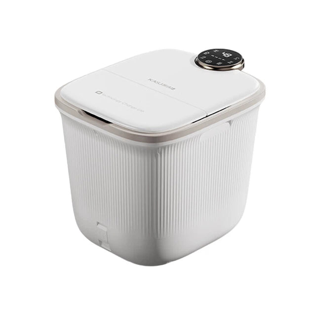 Keshijie Voetmassageapparaat K3 - Automatisch met Intelligente Verwarming en Luchtkussens - Wit - 39 x 34 x 35,6 cm