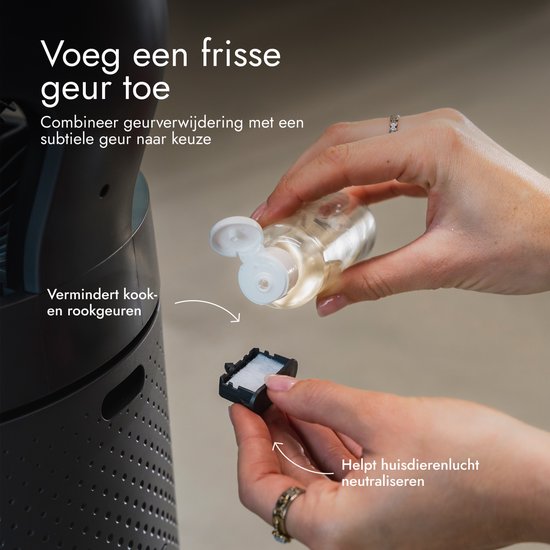 Bloomfold Ventilator en Luchtreiniger Cyclone – H13 HEPA & UVC-licht – 400 m³/h CADR – Air Purifier - Medische Filtratieklasse tegen Pollen & Fijnstof