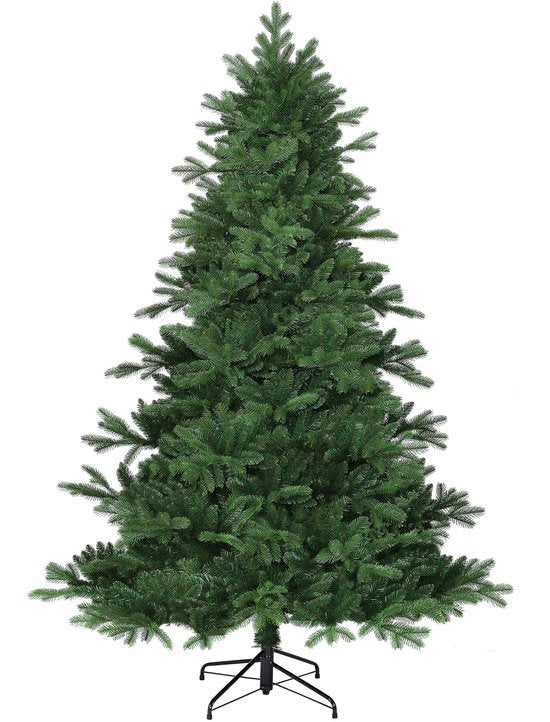 Black Box Trees Brampton Kunststof Kerstboom met PVC en PE Naalden - Kunstboom met Scharnierconstructie en 684 Takken - Kerstversiering voor Binnen - H120 x Ø91 cm - Groen