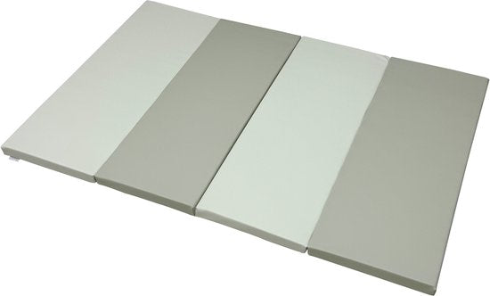 Sunny Dani Foam Speelmat – Opvouwbare Foam Mat – Softplay - Zacht en Veilig Speelkleed – Beige en Grijs – Vanaf 3 maanden