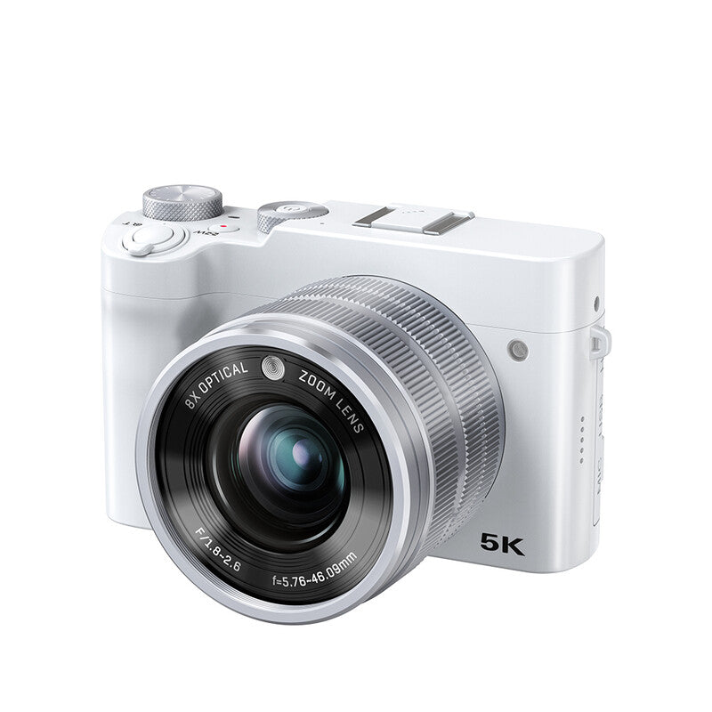 Songdian digitale camera - 5K en 64MP - 8x optische zoom - Wit
