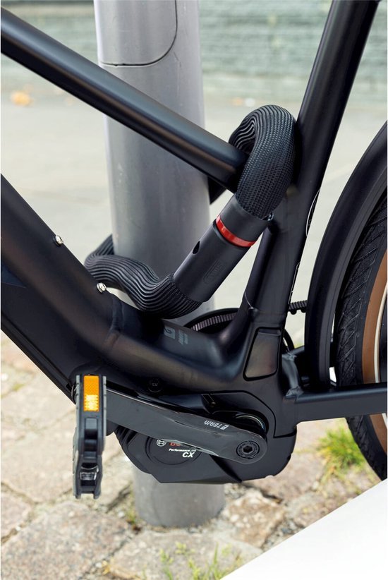 Fietsslot ABUS Kettingslot - Goose Lock 6206K - Security level 7 - zwart - 110 cm - Geschikt voor elektrische fietsen en stadsfietsen