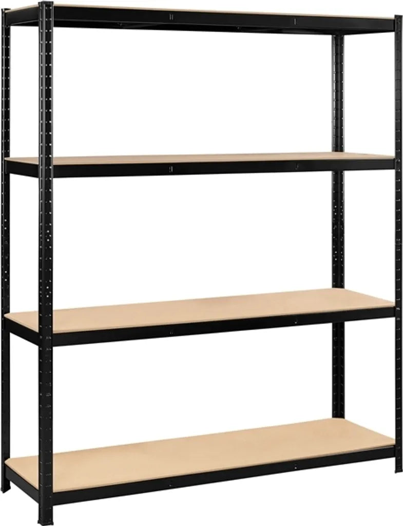 Yaheetech Stellingkast 180 x 150 x 45 cm - 4 Legplanken - 265 kg per Plank - Zwart