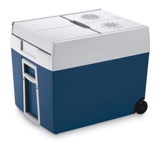 Mobicool MT48W thermo-elektrische koelbox met wielen - 48l - 12/230v - blauw/wit