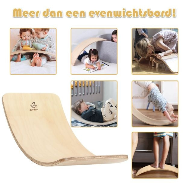 Coast Balansbord voor Kinderen - Hout - 90 x 39 x 19.5 cm