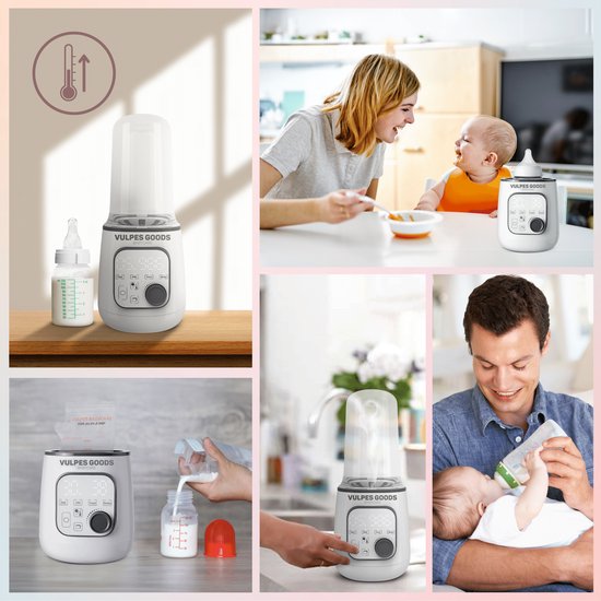 Vulpes Goods® BabyCare - Flessenwarmer PRO 10in1 - Flesverwarmer - Flessenverwarmer - Verwarming van vloeistoffen en eten