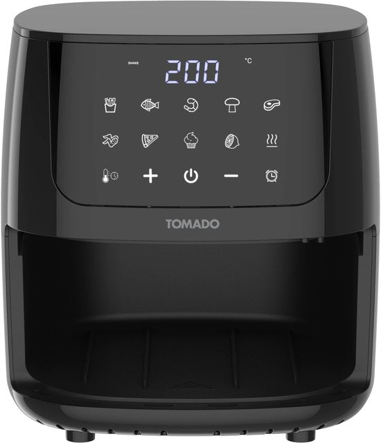 Tomado TAF2002B - Mini airfryer - Heteluchtfriteuse - 2 liter - Digitaal display - PFAS vrij
