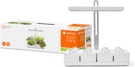 LEDVANCE Armatuur: voor alle oppervlakken, Indoor Garden KIT 45- WT / 2- W, 22-…24- V, stralingshoek: 11-, Neutraal Wit, 355- K, body materiaal: plastic/roestvrij staal, IP2-