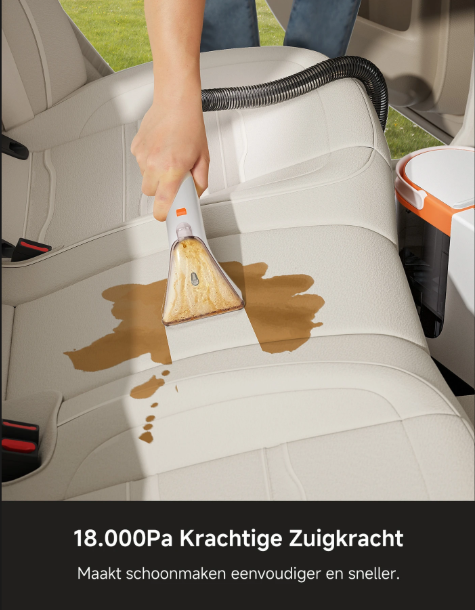 UWANT B300pro Tapijtreiniger - 18 kPa Zuigkracht - Zelfreinigend