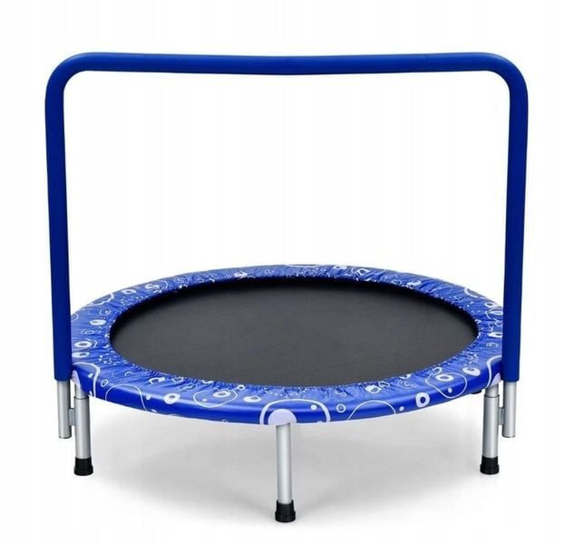 Coast Kindertrampoline – max. 150 kg – 92 x 92 x 80,5 cm – Blauw