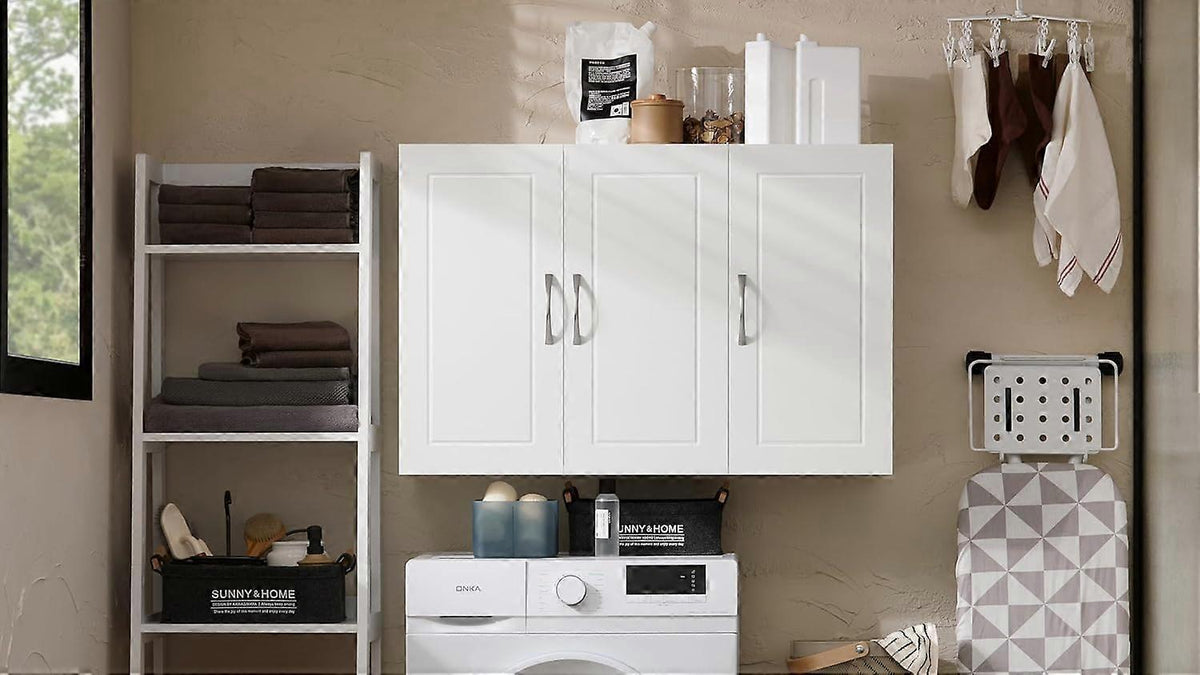 SoBuy Kast - FRG231-LW - MDF - Max. 36kg. - 90x30x60cm - Wit