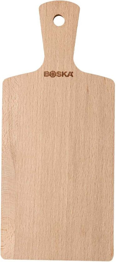 Boska Serveerplank Geneva S - Met handgreep - Europees beukenhout - Bruin - Borrelplank - 27,5 cm