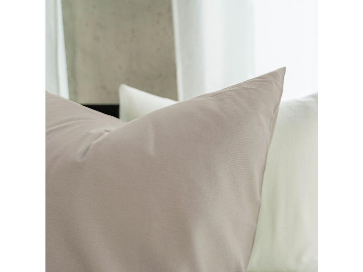 Kayori Dekbedovertrek Suraya - Katoensatijn - maat 140x200-220 cm - Beige