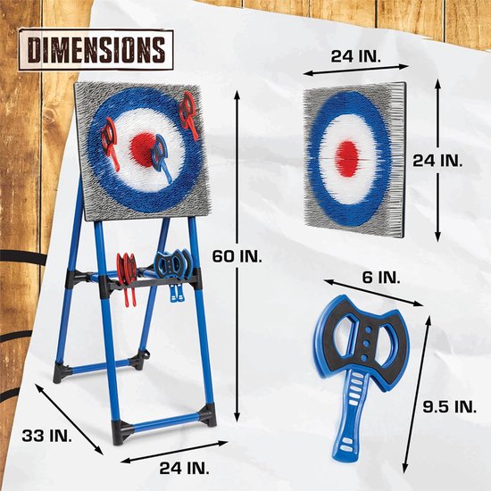 Eastpoint - Axe Throw - Bijlwerpen - Complete set