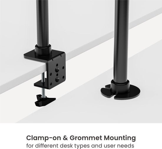 VDD - Monitorarm - Monitorarm 1 scherm - Monitorarm 49 inch - Heavy Duty monitorarm - max 20 kg - max 49 inch - 1 monitor
