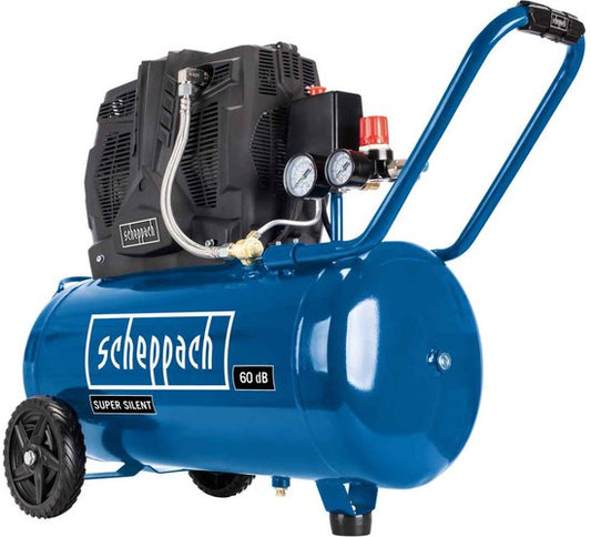 Scheppach Compressor Super Silent HC51Si - 5 bar - 50L - 1500W - Stille compressor (60dB) - Olievrij