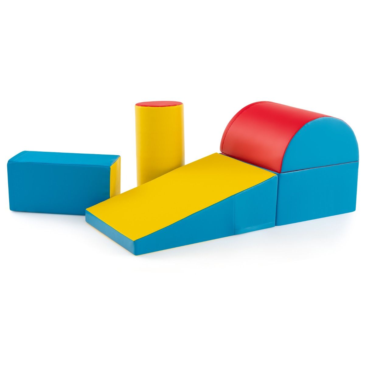 Coast 5-delige schuim klim- en kruipset multicolor – 60x40x20 cm speelblokken voor peuters