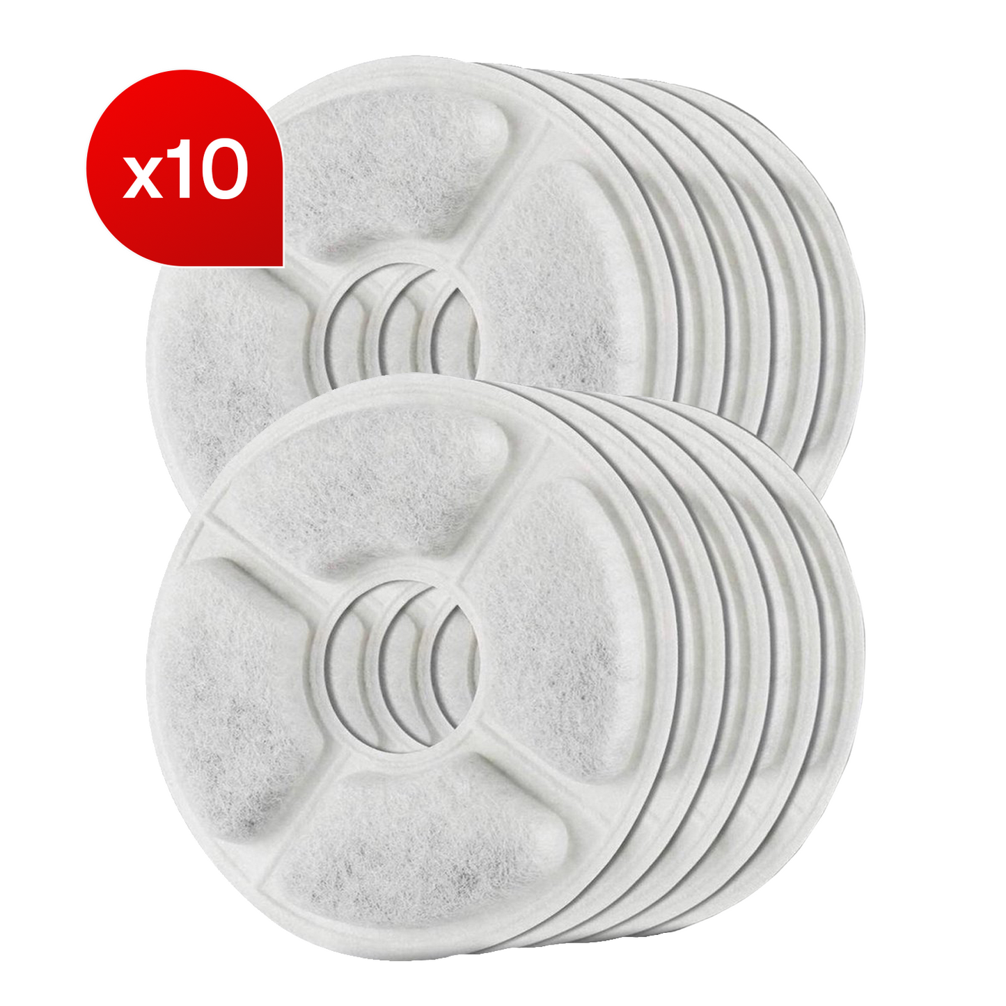 Vivex® Drinkfontein Filters - Kattenfontein Filters - Premium Kwaliteit - 10 Stuks