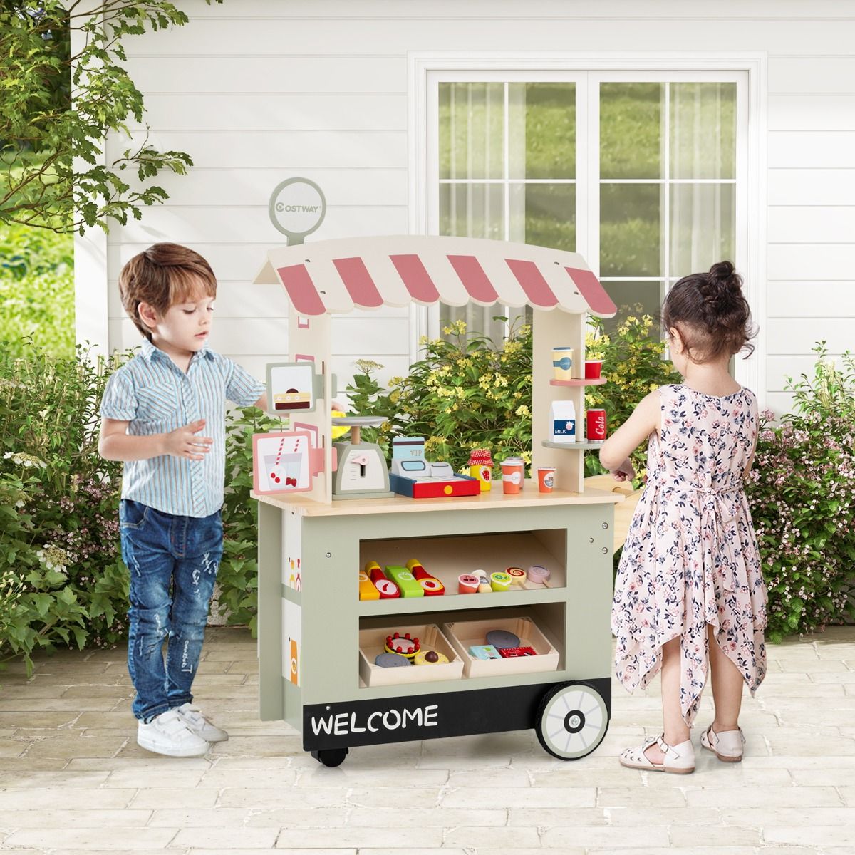 Coast Children's focale trolleys op 3 wielen met tot foodtruck voor kinderen vanaf 3 jaar.