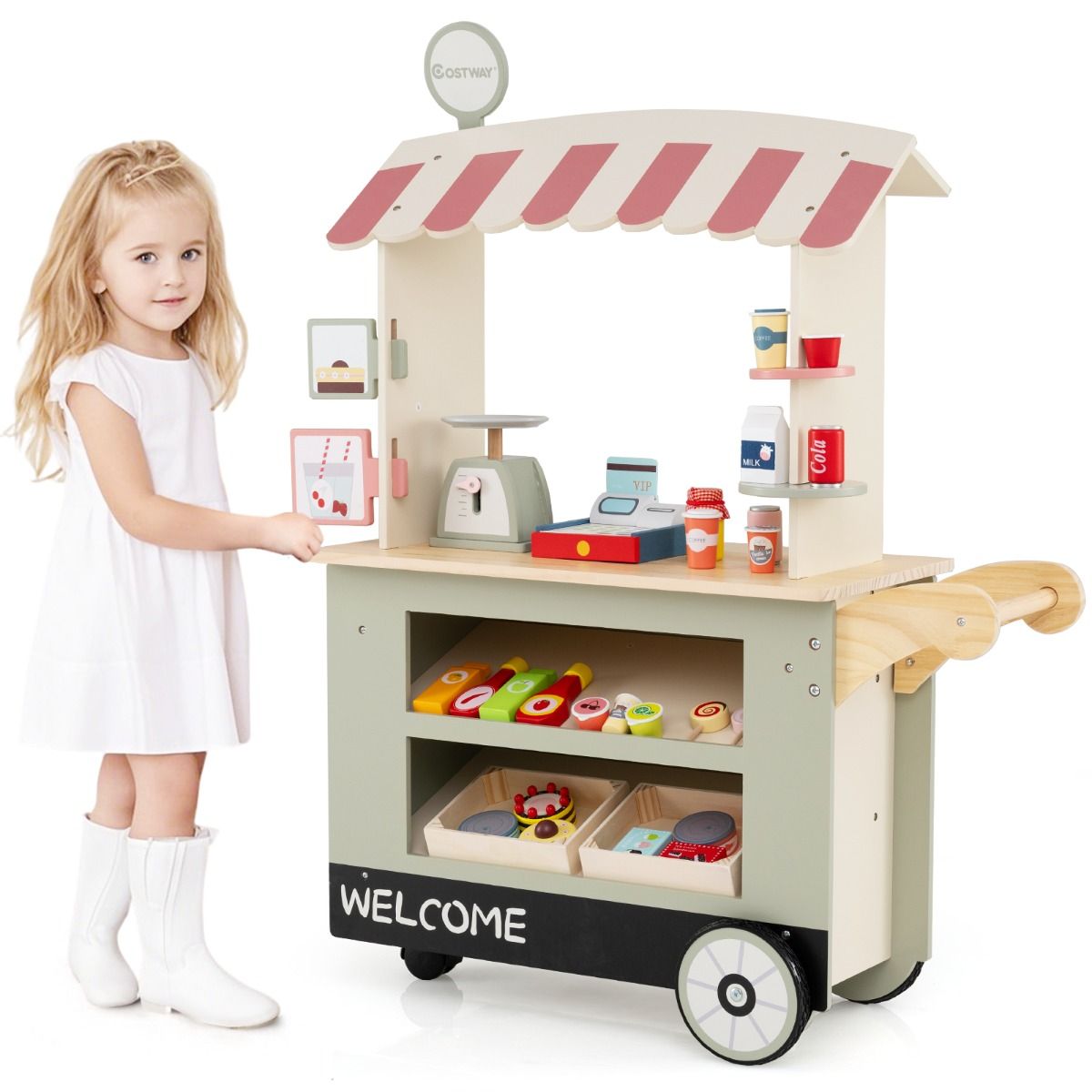 Coast Children's focale trolleys op 3 wielen met tot foodtruck voor kinderen vanaf 3 jaar.