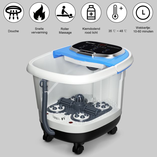 Coast Massage Voetenbad - 15L - 48°C - 500W - 38 x 46 x 39 cm