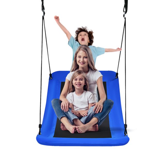 Coast Tree Swing Swing Swing met verstelbaar touw buitenzwaai 83 x 155 cm blauw