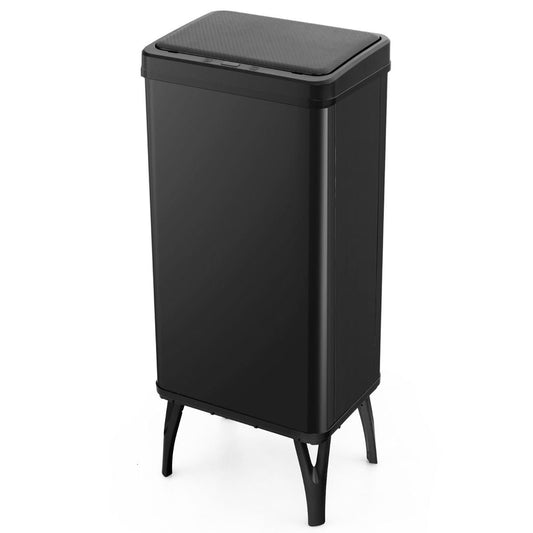 Coast Vuilnisemmer met Sensor - Automatisch Deksel, 50 Liter & RVS - 35,5 x 26 x 83,5 cm - RVS/ABS - Zilver/Zwart