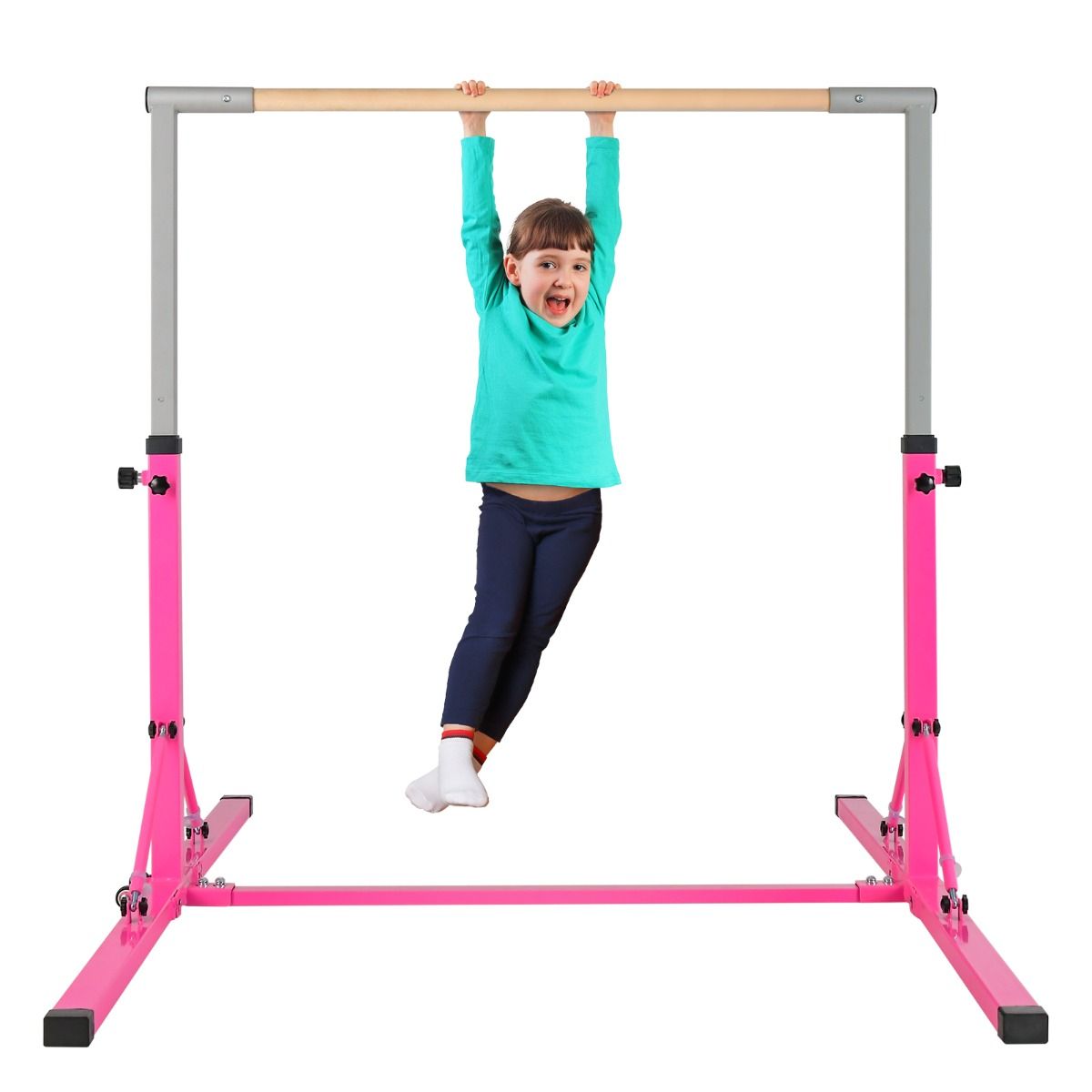 Coast Gymnastiekrek - In Hoogte Verstelbaar - Max. 100 kg - 136 x 172 x 150 cm - Roze
