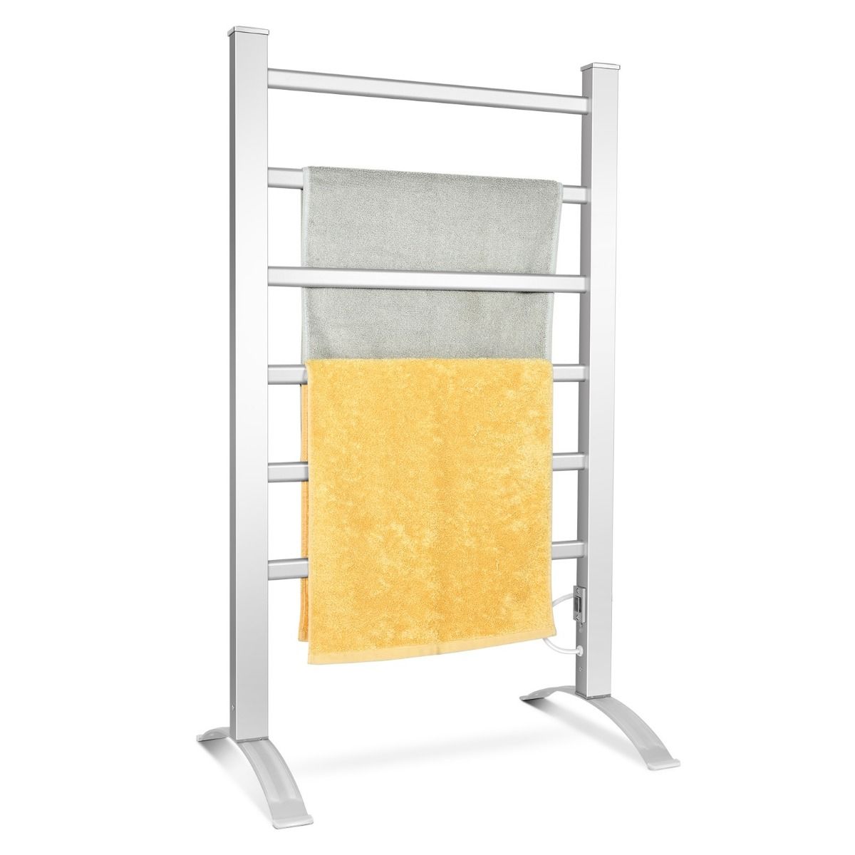 Coast Multifunctionele Elektrische Handdoekverwarmer - Zilver - 53 x 35 x 90cm