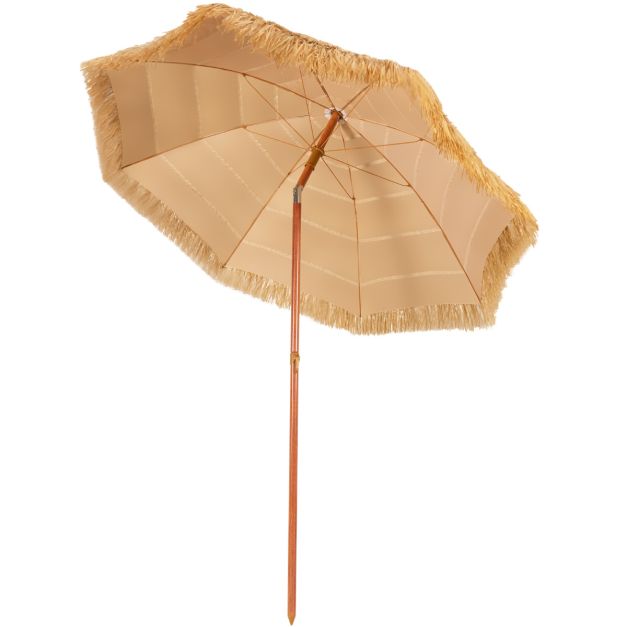 Coast 200 cm Kantelbare Strandparasol – Natural – Draagbaar met Zandanker
