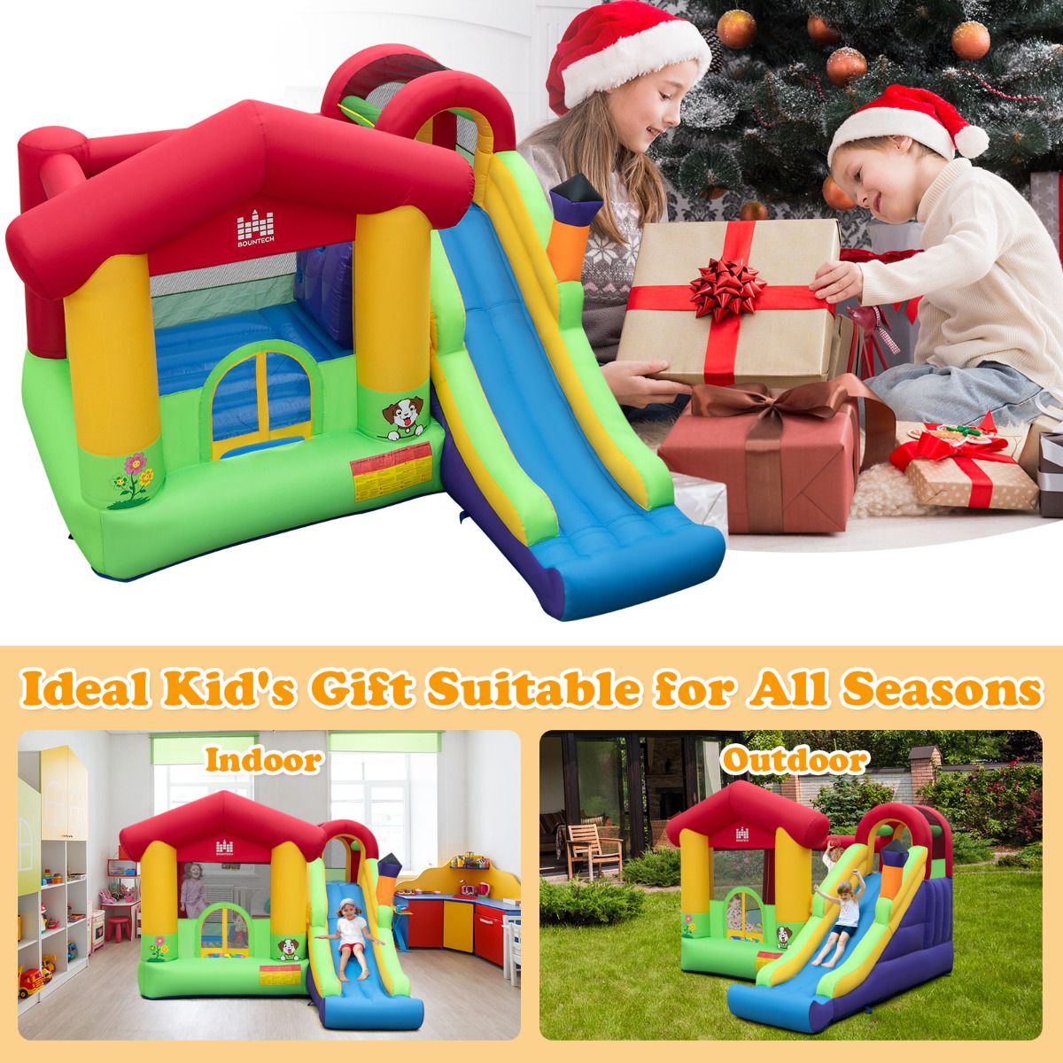 Coast Bouncy Castle - opblaasbaar spel kasteel - dia 325 x 290 x 205 cm