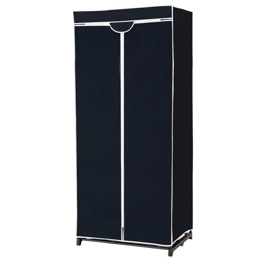 Coast 75 x 50 x 170 cm kleurkeuze garderobe stofkast met garderobe zwart