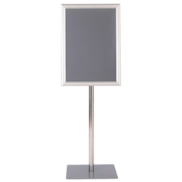 Coast Posterstandaard – A3 Formaat – Hoogte Verstelbaar – Verwijderbaar – 42 x 29,5 cm – Zilver/Zwart