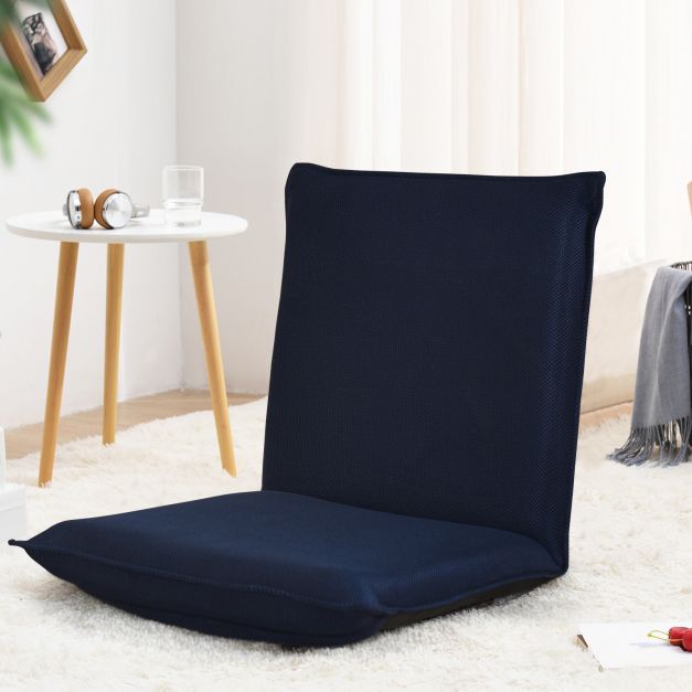 Coast Verstelbare Vloerstoel - 47 x 44 x 53 cm - Blauw