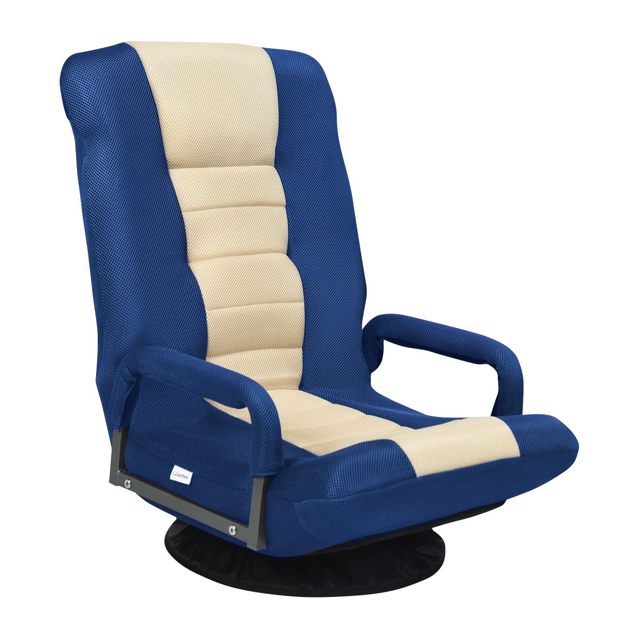 Coast vloerstoel roteerbare vloer leunstoel ontspanning fauteuil vloert bank lui bank blauw