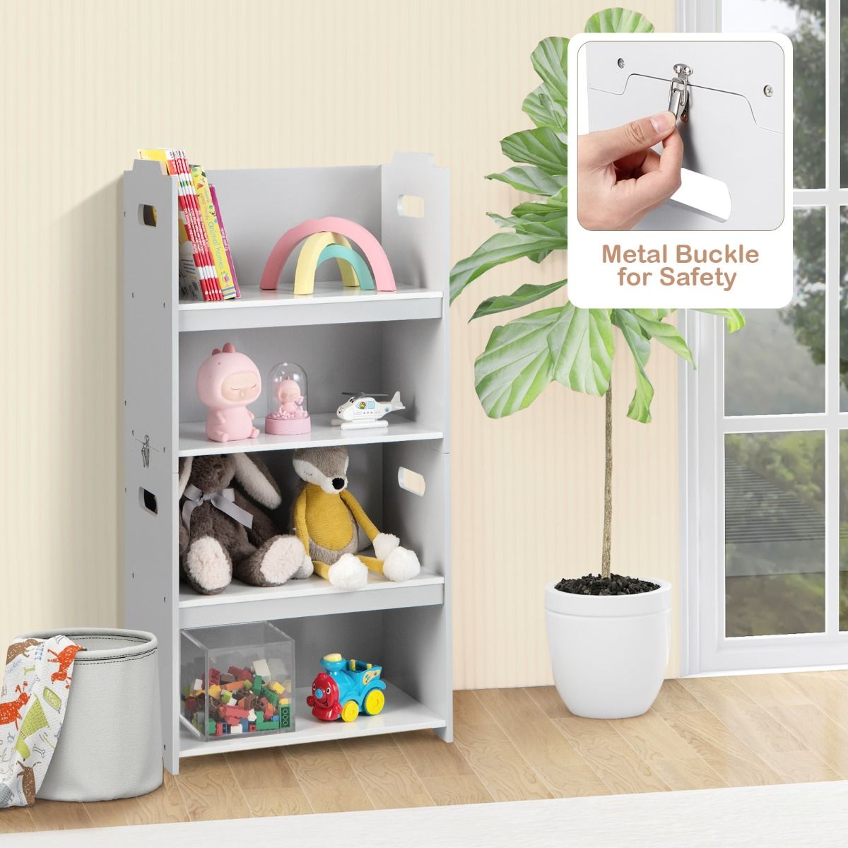 Coast Tafel met 2 Stoelen voor Kinderen - 3-in-1 - max. 30 kg - Grijs