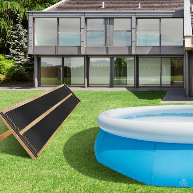 Coast Zwembadverwarming – Zonnecollectorpanelen – Geschikt voor 21.500 L Zwembaden – 500 x 75 cm