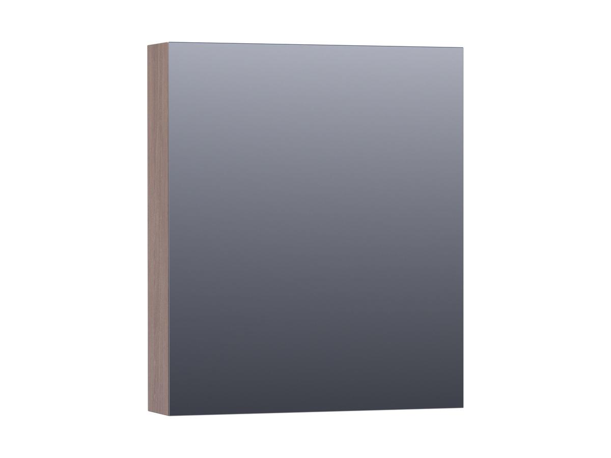 Brauer Dual 60 Black Wood Spiegelkast - 60 cm - Linksdraaiend