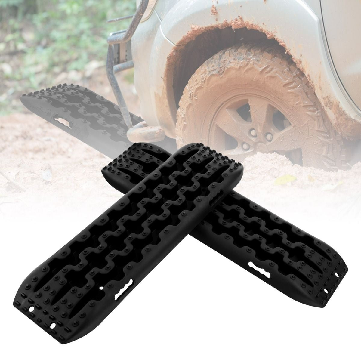 Coast 2 Stuks Starthulp Bandenladder voor Zand/Modder/Sneeuw - Tot 10 Ton - 107 x 31 x 7 cm