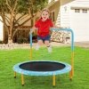 Coast SkyTramp 91.50cm Kids Trampoline Mini Rebounder Oranje met Volledige Handrail