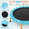 Coast SkyTramp 91.50cm Kids Trampoline Mini Rebounder Oranje met Volledige Handrail