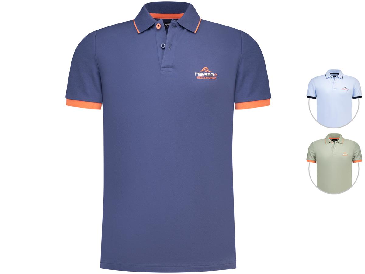 New Zealand Auckland Stretch Poloshirt iBOOD L Dusk Navy - Comfortabele Pasvorm en Stijlvolle Look