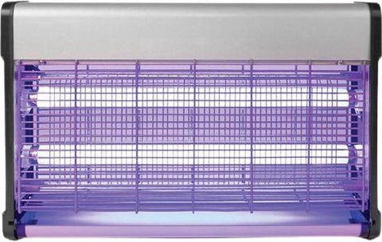 Perel Insectenverdelger, elektrisch, spanningsrooster 2800 V, uitneembare opvangbak, 100 m², metaal