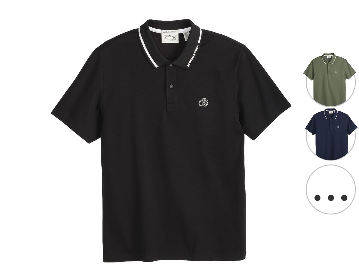 Scotch & Soda Tipped Poloshirt XL Black/Blue SSP26VMB-21151 SSP26VMT-21151
