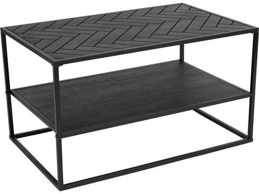 Lifa Living Salontafel Dijon - Zwart - 90 x 45 x 45 cm